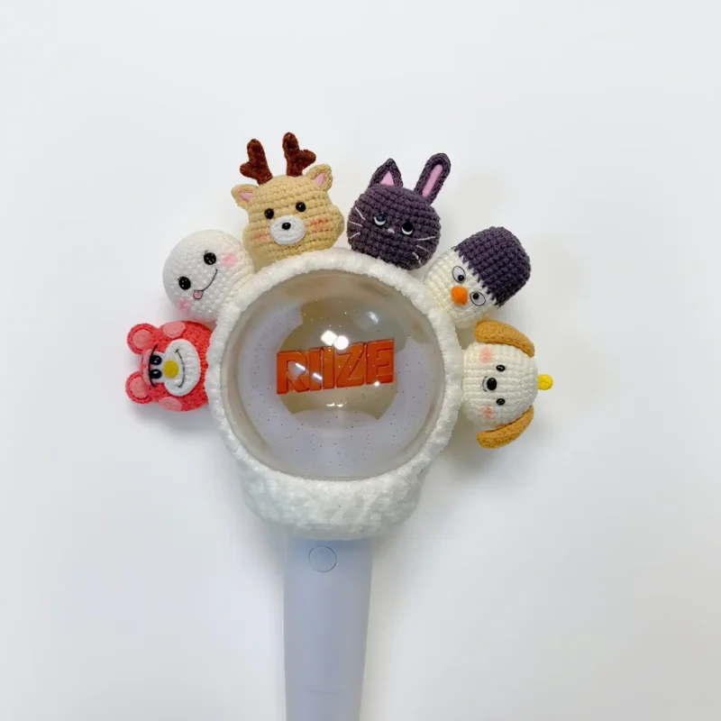 RIIZE Lightstick Crochet Cover Includes 6 Characters